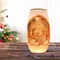 Stony Creek 7.0 Inch Nativity Pre-Lit Med Vase Christmas Lighted Glass Accent , Electric Christmas Baby Jesus